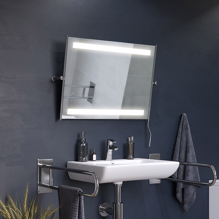 Kantelspiegel LED Duet ST Med