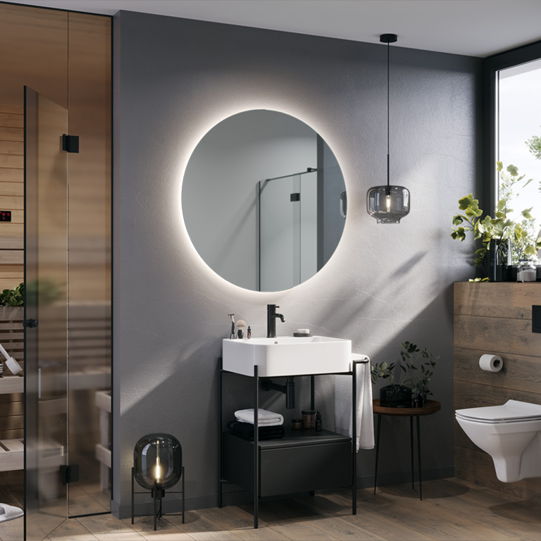 Spiegel LED Simple Sirius Ambiente