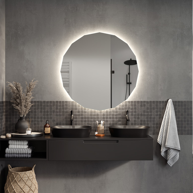 Spiegel LED Simple Oberon Ambiente