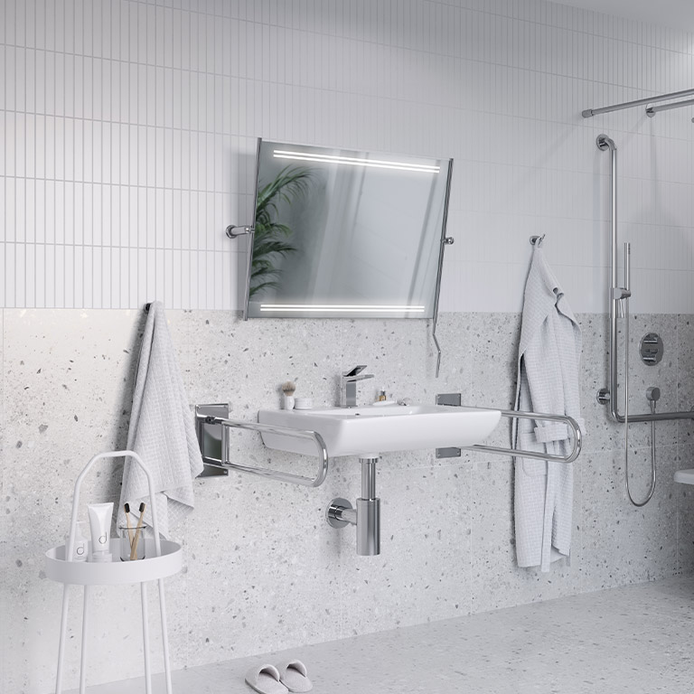 Mirror tilting LED Linesso ST Med