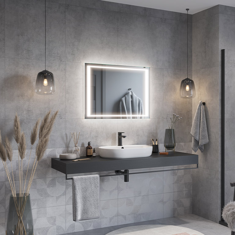 Mirror LED Window