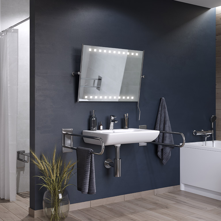 Mirror tilting LED Quadron ST Med