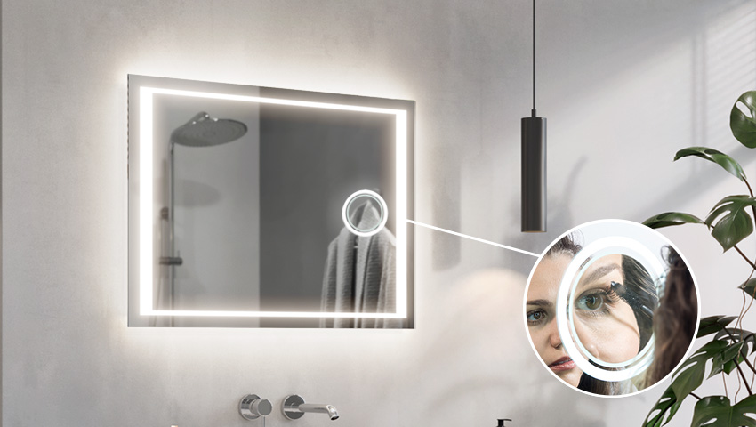 Vergrootspiegel met LED-verlichting