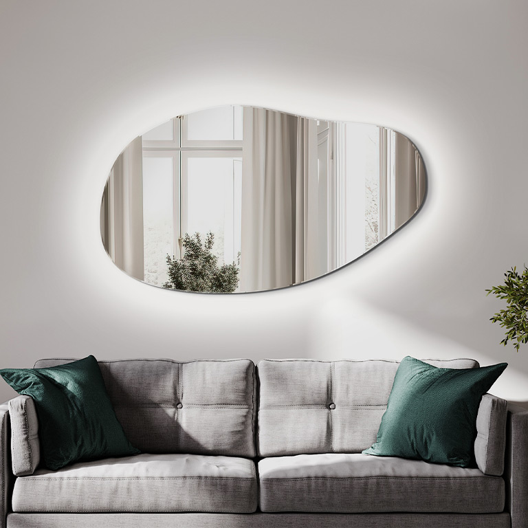 Spiegel LED Simple Lago Ambiente