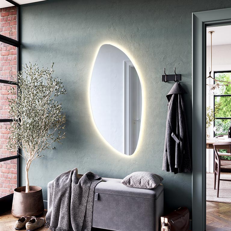 Spiegel LED Simple Petal Ambiente