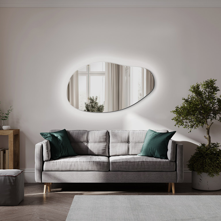 Spiegel LED Simple Lago Ambiente