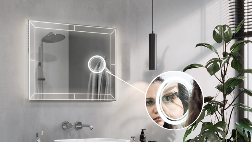 Vergrootspiegel met LED-verlichting