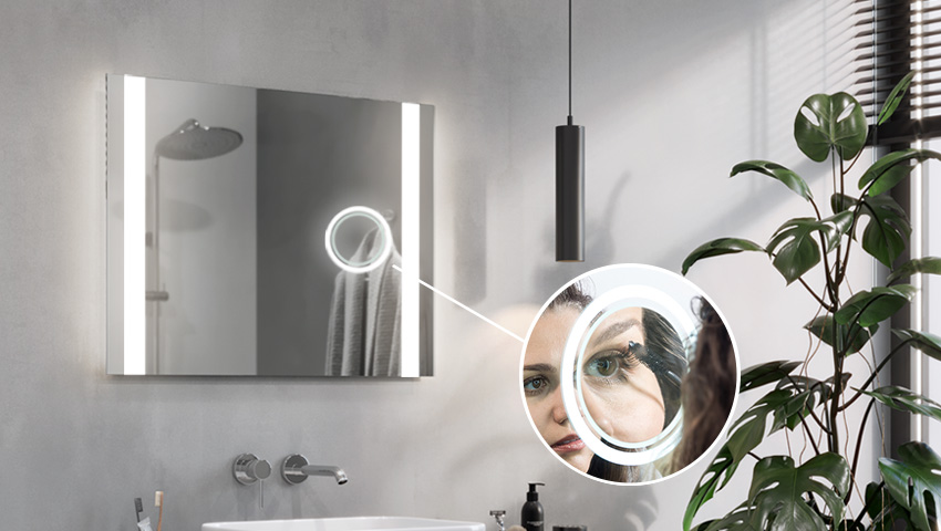 Vergrootspiegel met LED-verlichting