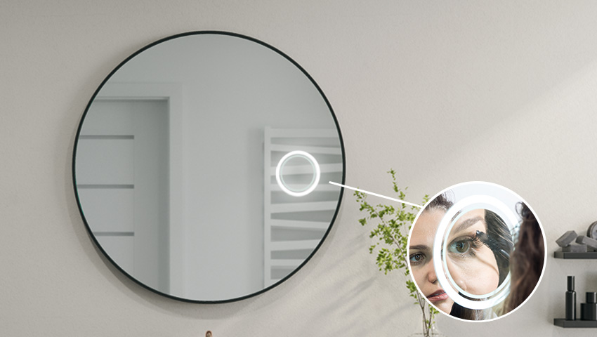 Vergrootspiegel met LED-verlichting