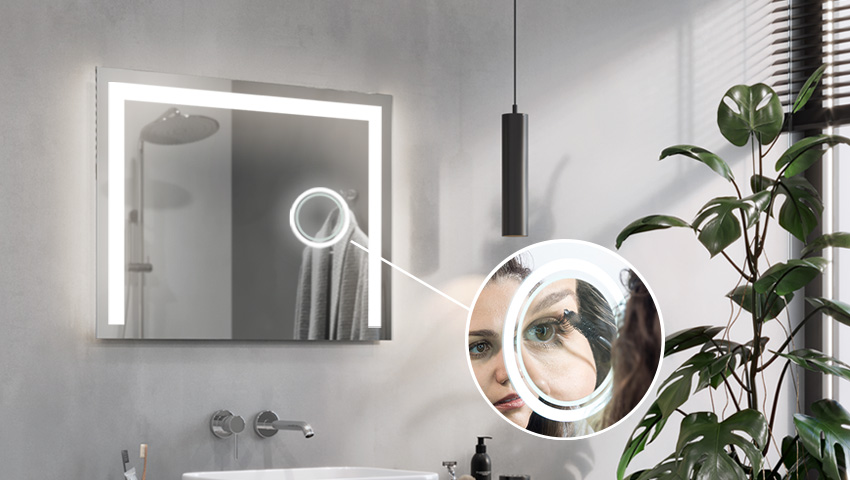 Vergrootspiegel met LED-verlichting