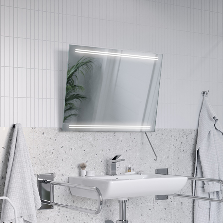 Kantelspiegel LED Linesso Med