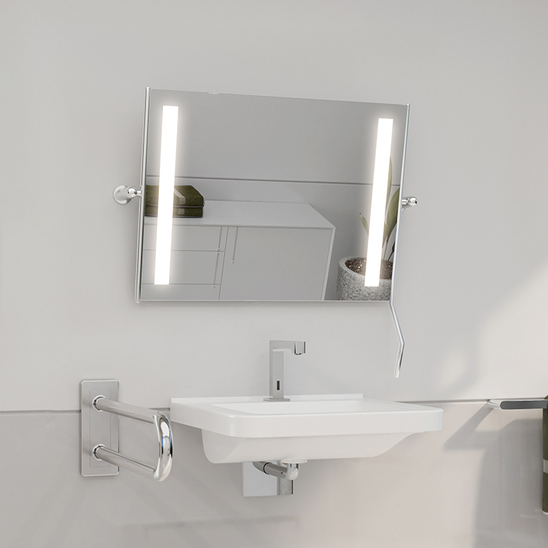 Kantelspiegel LED Duoline ST Med