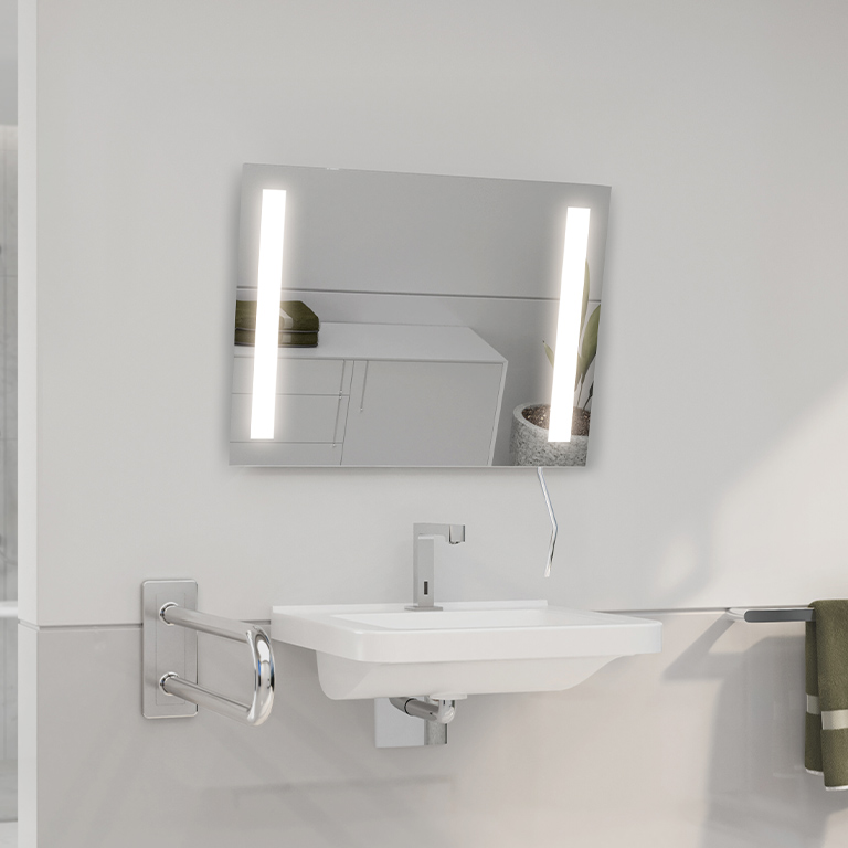 Kantelspiegel LED Duoline Med