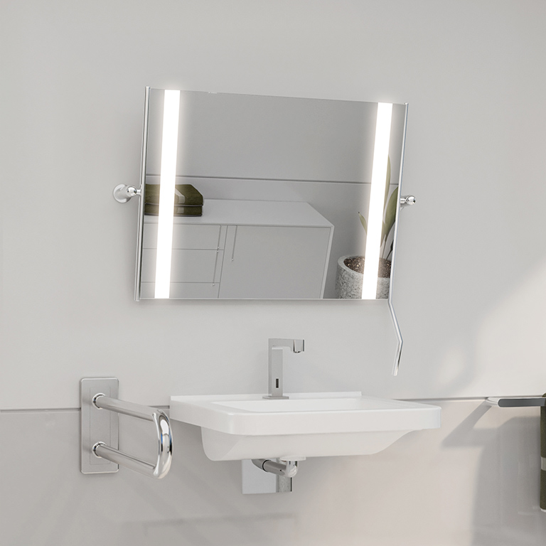 Mirror tilting LED Panorama ST Med