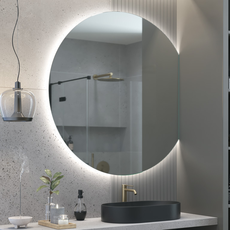Spiegel LED Simple Luna Ambiente