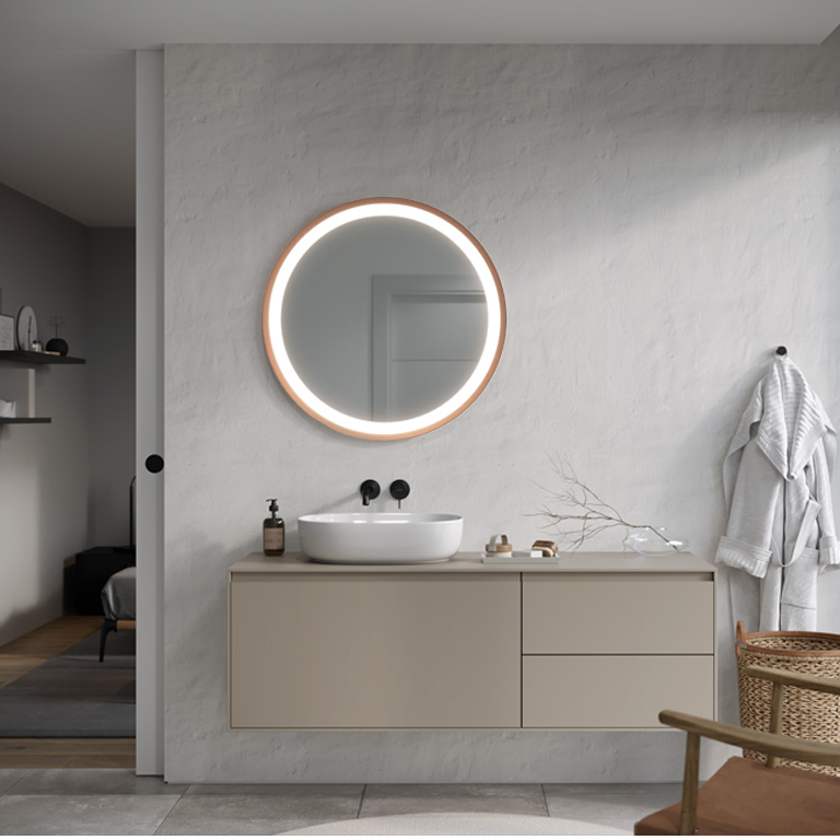 Gerahmter Spiegel LED Sunny LED