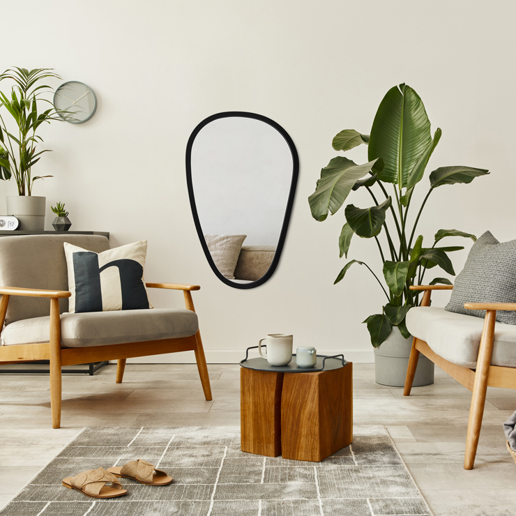 Gerahmter Spiegel Stone