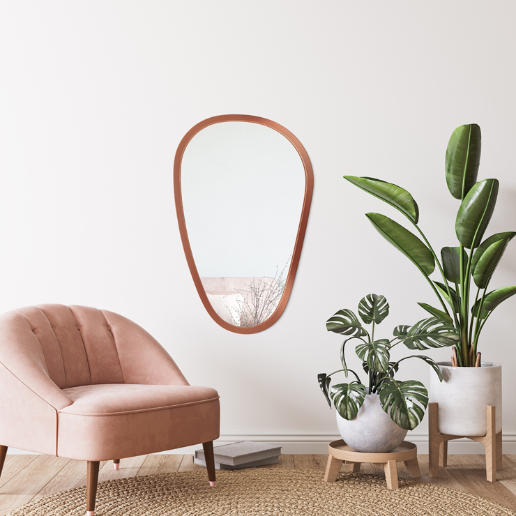 Gerahmter Spiegel Stone