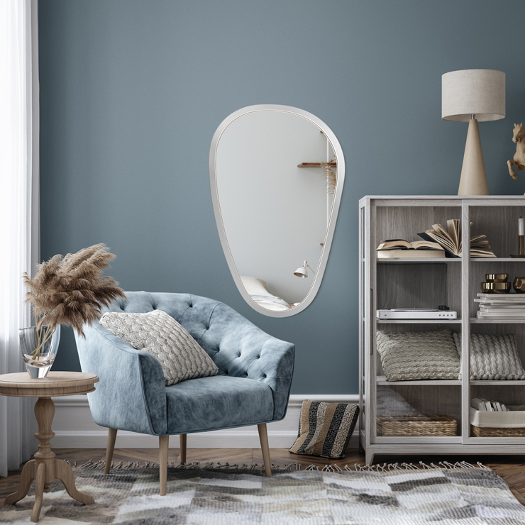 Gerahmter Spiegel Stone