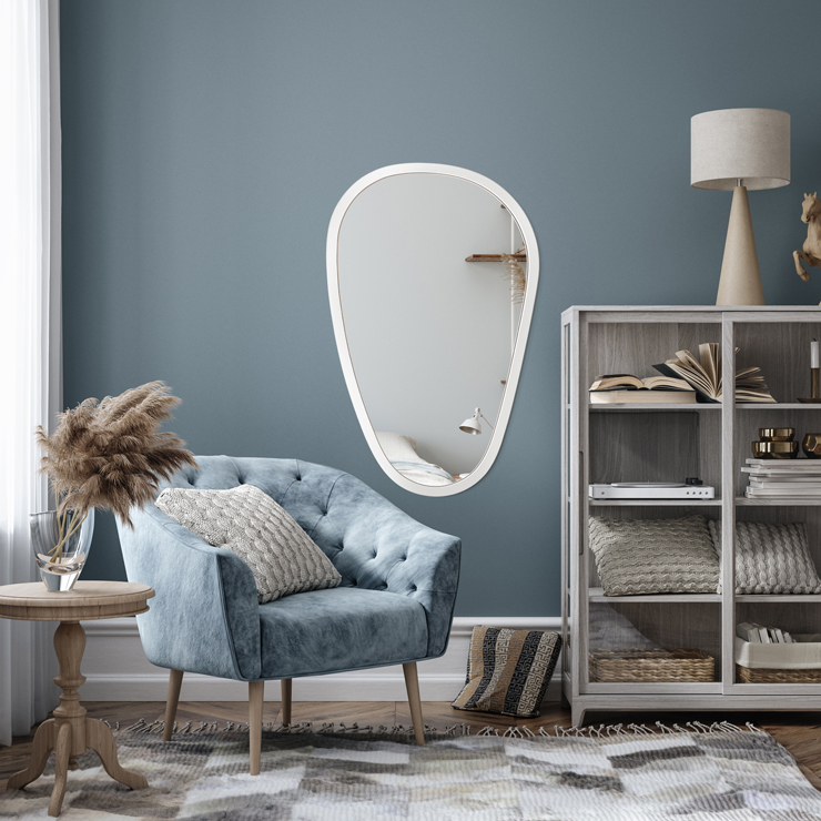 Gerahmter Spiegel Stone