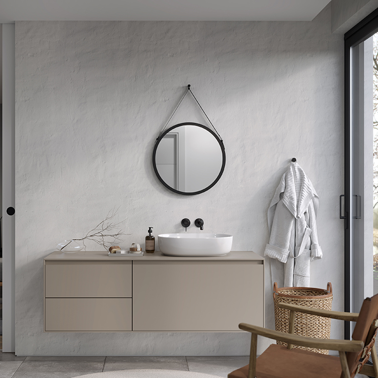 Spiegel ingelijst Belt