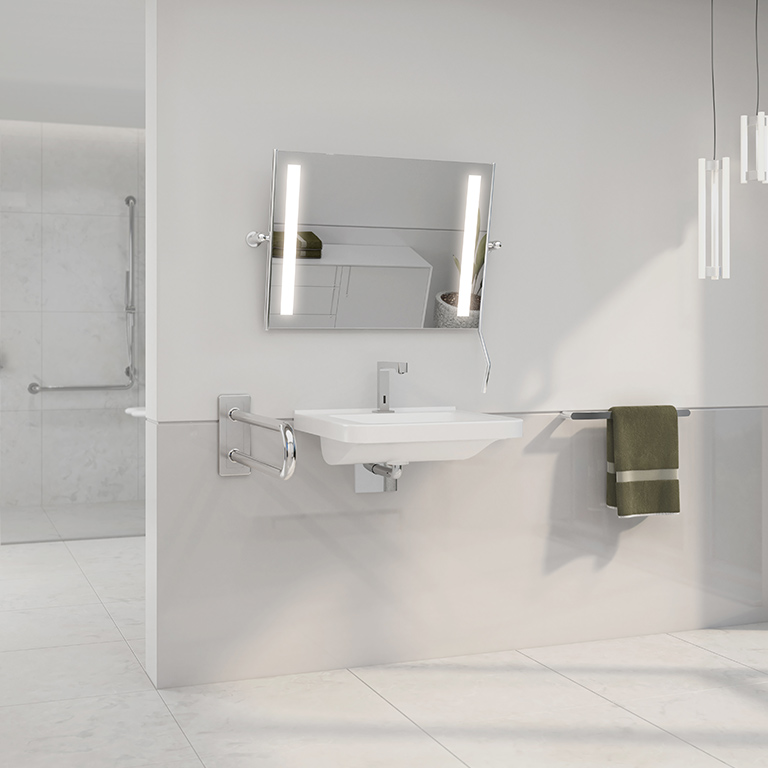 Kantelspiegel LED Duoline ST Med