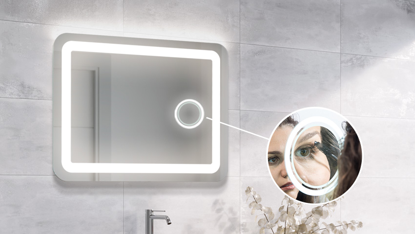 Vergrootspiegel met LED-verlichting