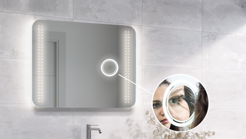 Vergrootspiegel met LED-verlichting