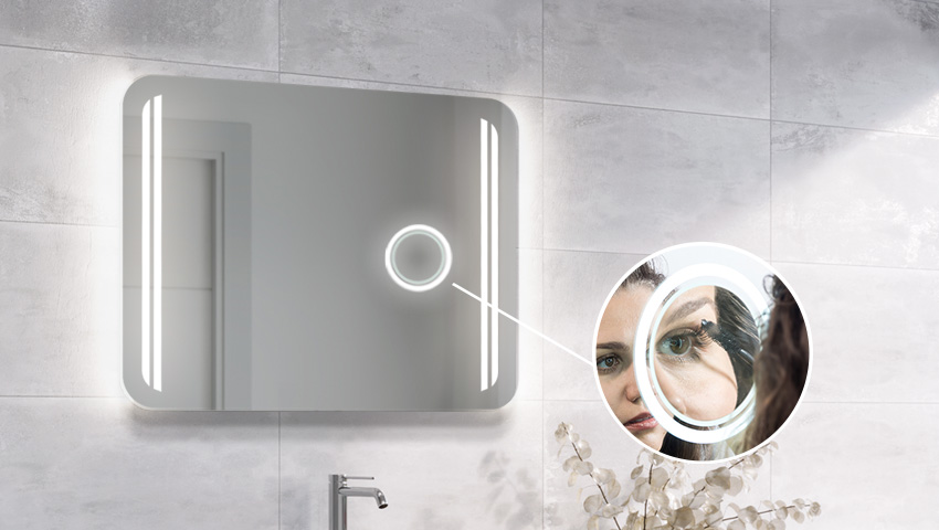 Vergrootspiegel met LED-verlichting