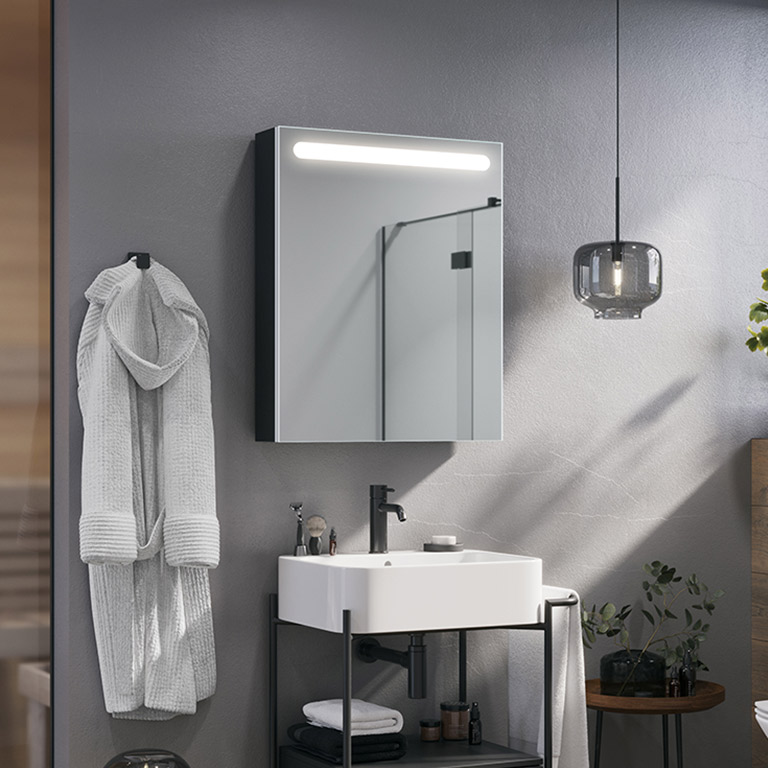 Mirror LED cabinet Baldini