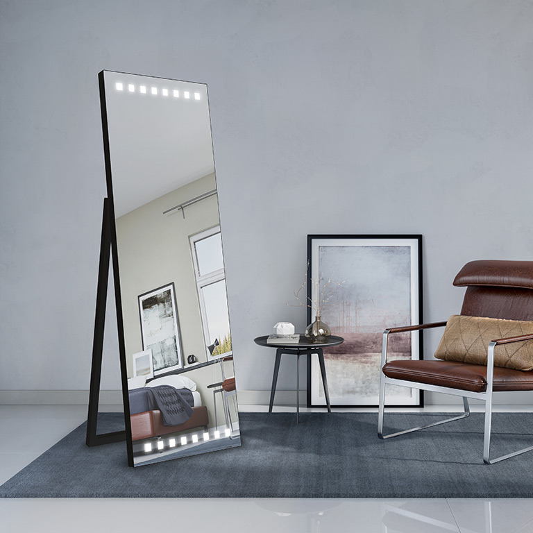 Mirror standing LED Lunas