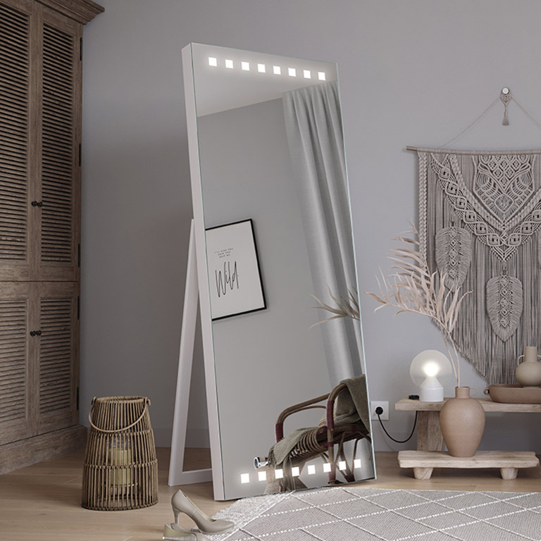 Mirror standing LED Lunas