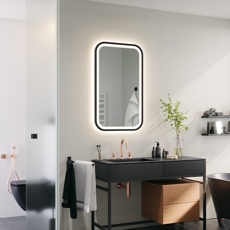 Gerahmter Spiegel LED Mira LED