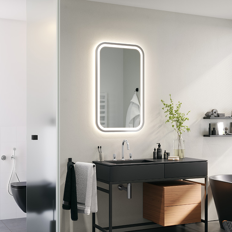 Gerahmter Spiegel LED Mira LED