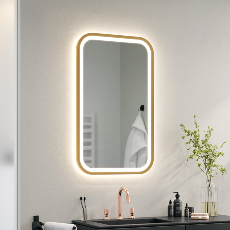 Gerahmter Spiegel LED Mira LED