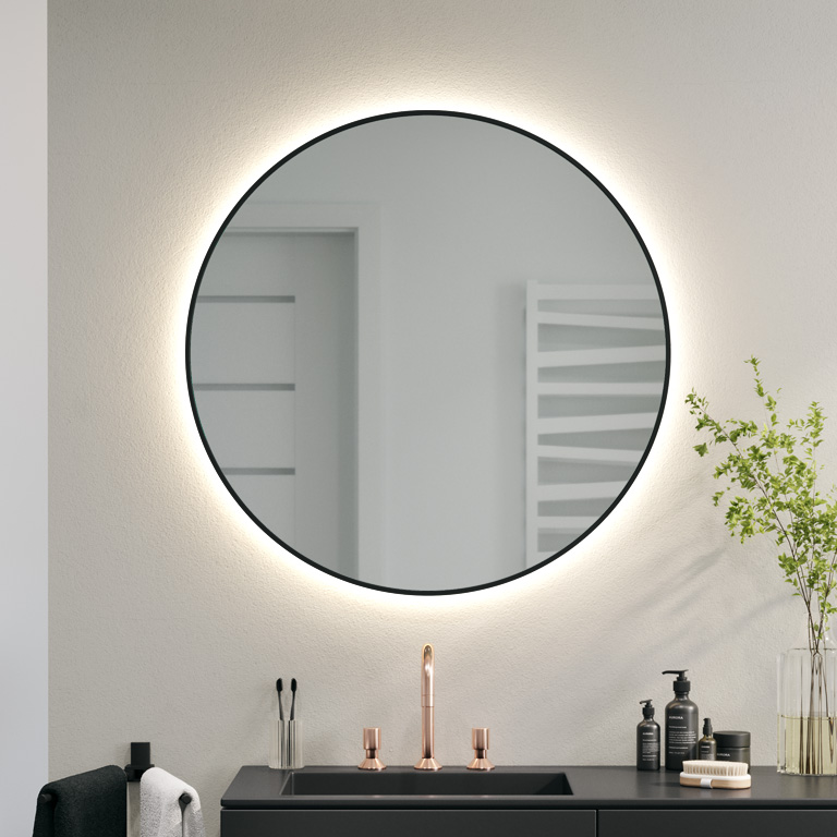 Mirror LED framed Scandinavia Delicate Ambiente