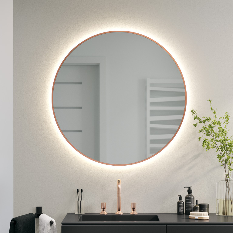 Mirror LED framed Scandinavia Delicate Ambiente