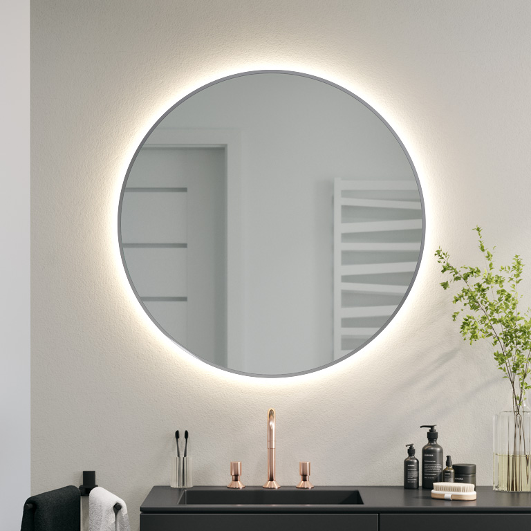 Mirror LED framed Scandinavia Delicate Ambiente