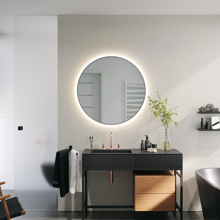 Mirror LED framed Scandinavia Delicate Ambiente