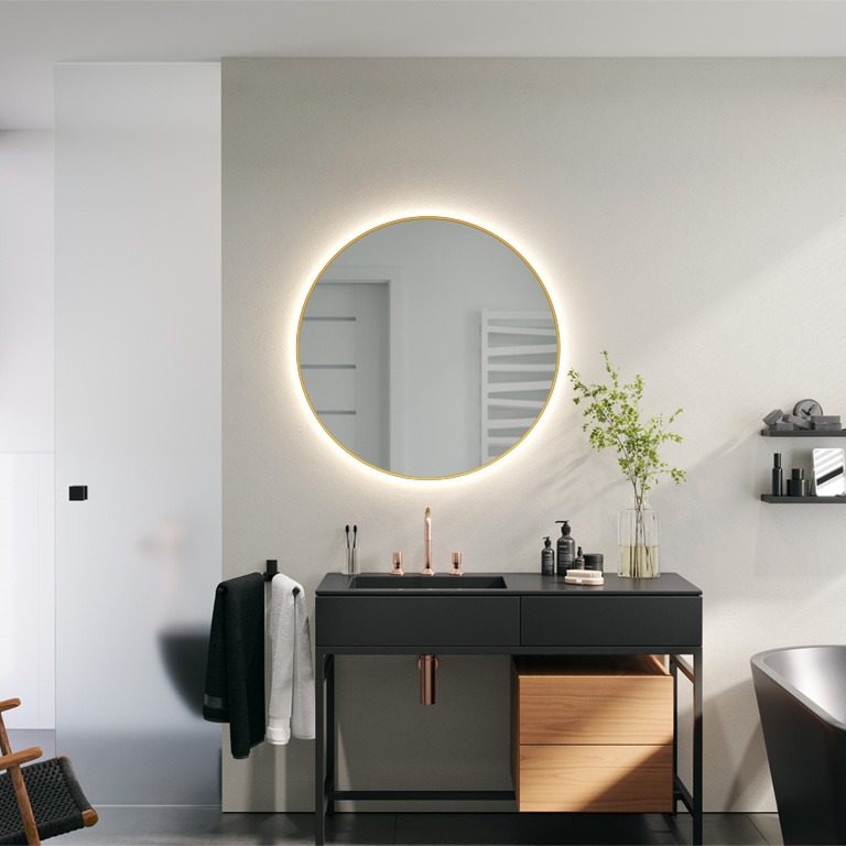 Mirror LED framed Scandinavia Delicate Ambiente