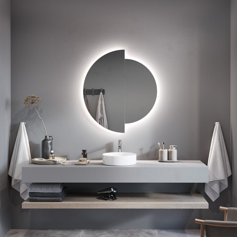 Spiegel LED Simple Nasu Ambiente