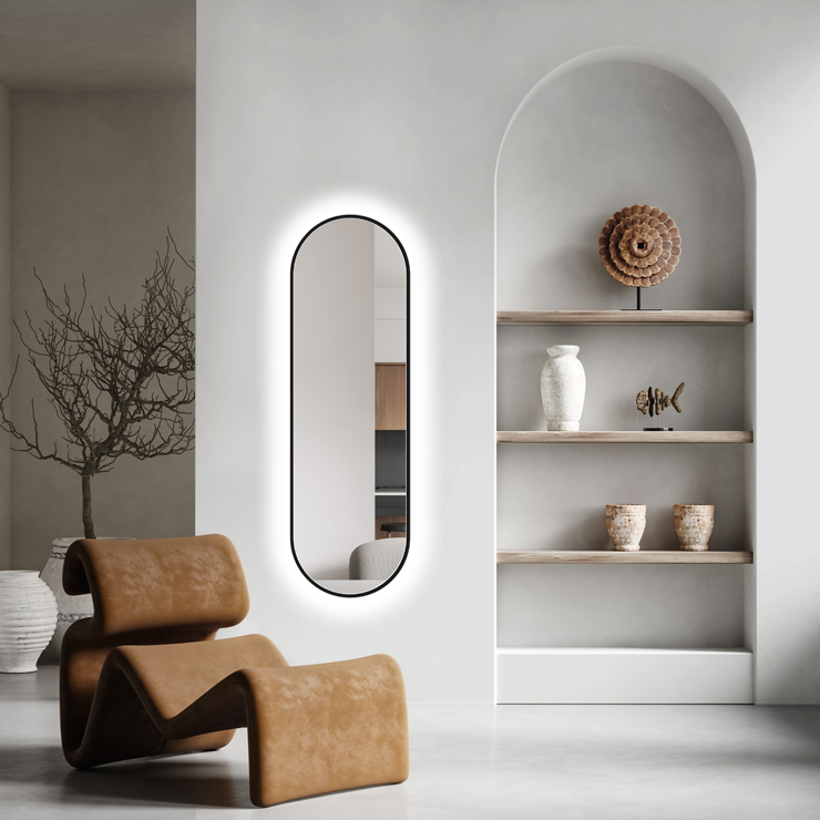 Mirror LED framed Koria Delicate Ambiente