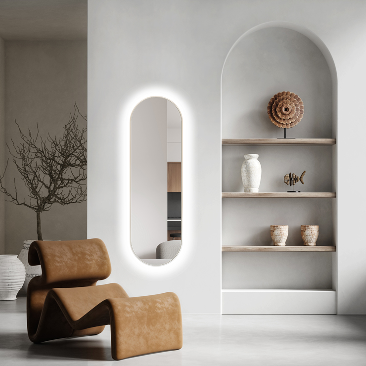Mirror LED framed Koria Delicate Ambiente