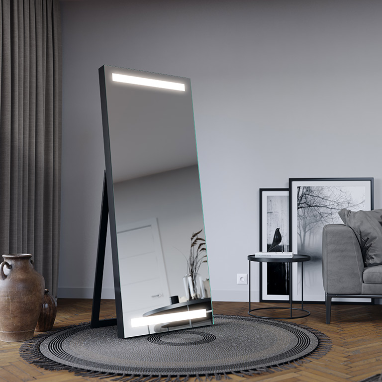Mirror standing LED Nebulo