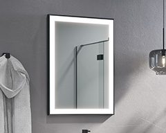 Alu Frame LED Spiegel