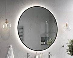 Wood Frame LED Spiegel