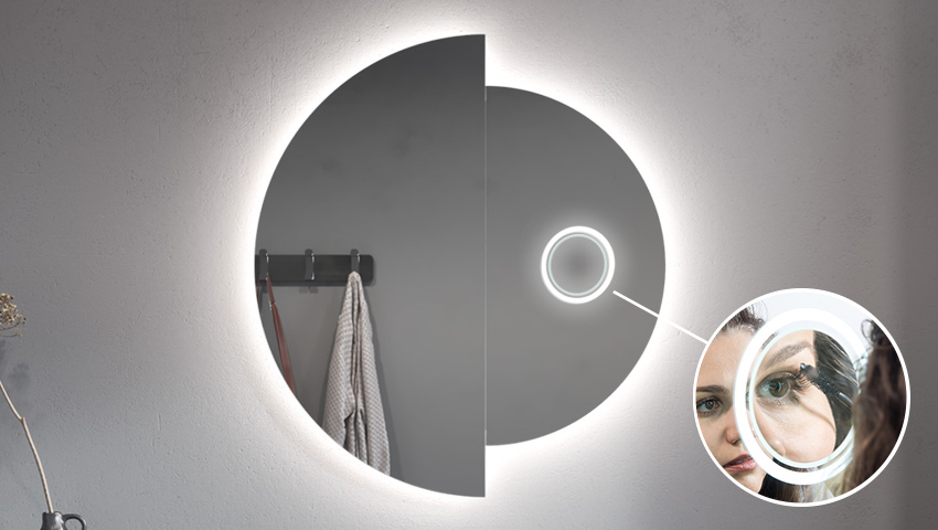 Vergrootspiegel met LED-verlichting