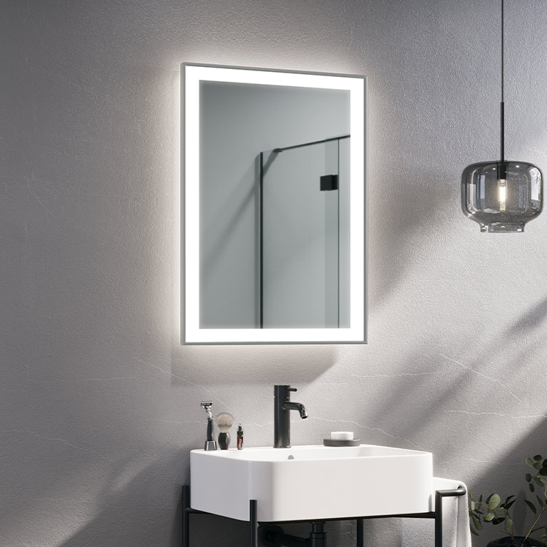 Mirror LED Alu-frame Energy