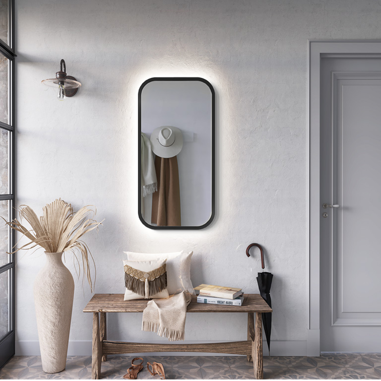 Mirror LED framed Mira Ambiente