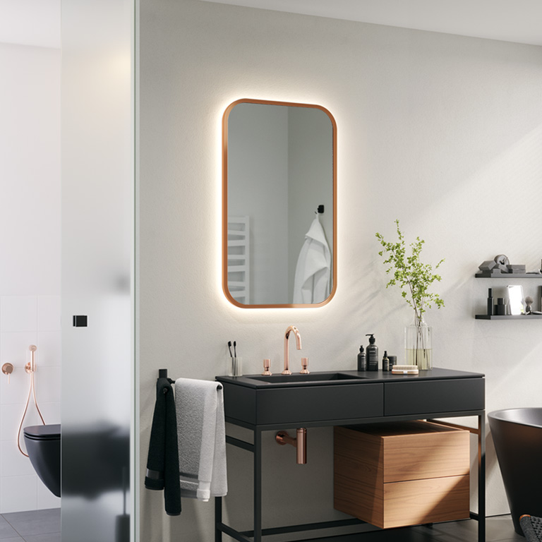Mirror LED framed Mira Ambiente